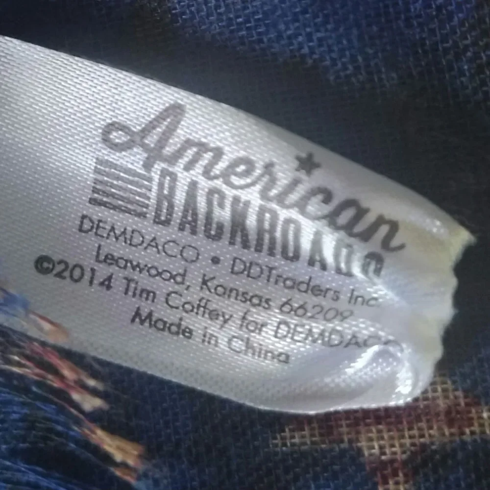 American Backroads USA Flag Scarf Americana Patriotic Lightweight Wrap Shawl